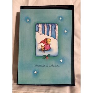 Vintage Christmas Box Set Super Cute Mouse With Teddy 19 Cards/Envelopes